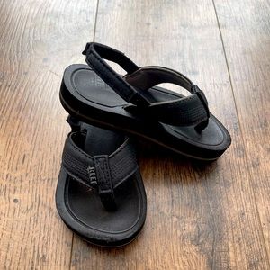 Reef kids flip flops with back strap
